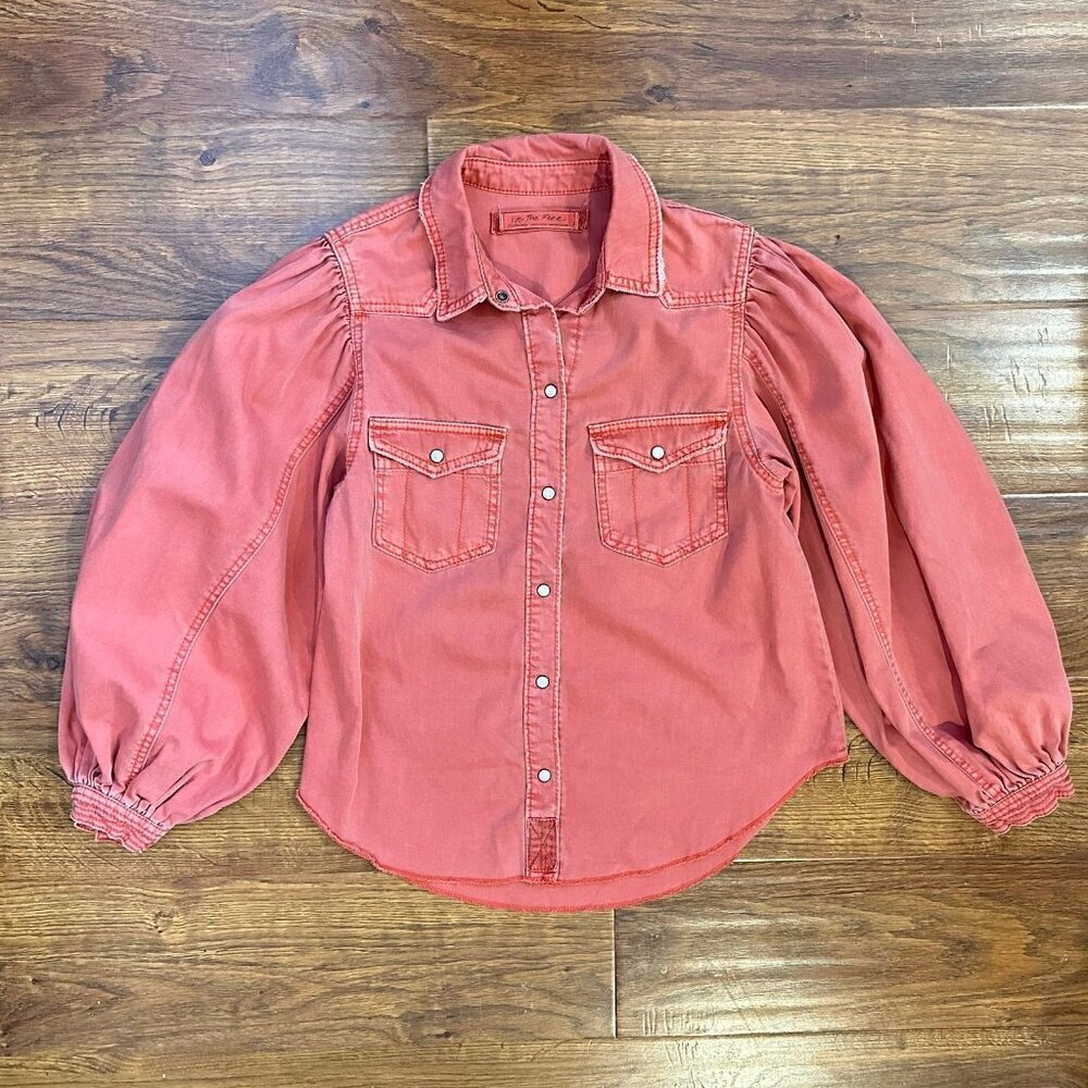 We the Free snap front western shirt